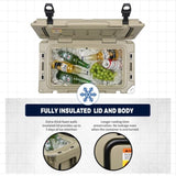 30Qt New Khaki Color Insulated Box T2602P171058