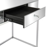 One Drawer Modern Mirrored Glass 75011668