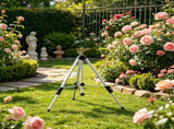 Brass Head Impact Sprinkler on Tripod Base, Heavy Duty 360 Degree Large Area Coverage, Adjustable 11160254