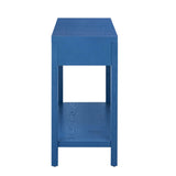 U_STYLE Ash Veneer Modern Style Console Table, Striped Design, Suitable for Entryway, Corridor, N711P230810V