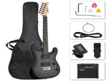 GST Stylish H-H Pickup Tiger Stripe Electric Kit with 20W AMP Bag 32795823