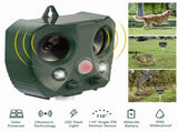 Ultrasonic Animal Repeller, Upgraded Solar Powered Pest Deterrent with PIR Motion Sensor, LED 74058597