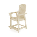 ZUN Adirondack Style Counter Chair – Stylish HDPE Poly Lumber for Dining, Patio, and Garden Comfort B195P198790