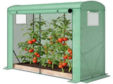 Garden Bed with Mini Greenhouse 62256797