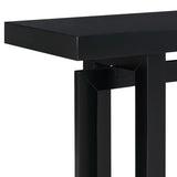 U_STYLE Contemporary Console Table with Wood Top, Extra Long Entryway Table for Entryway, Hallway, N711P230809B