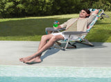 63*65*82cm Short Oxford Cloth Silver White Aluminum Tube Bearing 100kg Beach Chair Flamingo 74554603