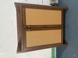 42.5" Tall Rattan Shoe Cabinet with Doors, 6-Tier Shoe Storage Cabinet with Adjustable Shelves, W808P415447