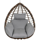 Egg Chair Hanging Basket Seat,Thicken Soft Egg Swing Chair Pad,Hanging Egg Chair 06284605