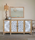 22x30 Inches Wood Framed Mirrors for Bathroom,Wooden Frame Wall Mirror Farmhouse Wall Mounted W2295P290649