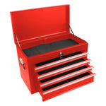 ZUN High Capacity Rolling Tool Chest with Wheels and Drawers, 6-Drawer Tool Storage Cabinet--RED 21764818