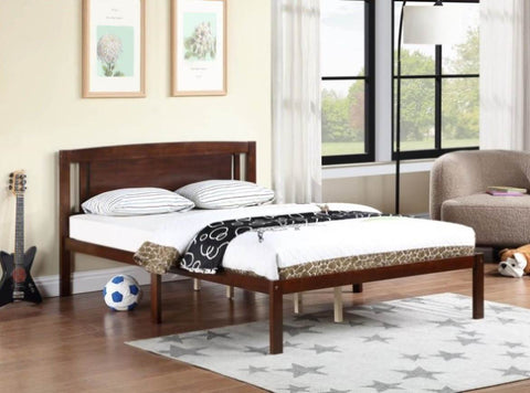 ZUN Full Bed Frame, Wood Platform Bed with Headboard, Bed Frame with Wood Slat Support for Kids, Easy W1998121944