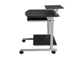 Compact Computer Cart With Storage, Espresso 36352791