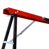 Saw Horses 2 Pack, Folding Portable Work Horse with Fast Open Legs, Convenient Handle, Heavy Duty 00761736