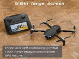 S-X1 GPS Drone, 20-30 Minute Flight, Dual HD 50fps Cameras, 3-Axis Gimbal, 5MP Stabilized Images, 48226197