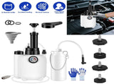 3L Brake Bleed Kit Manual Brake Bleeder Vacuum Pump Kit with 1L Waste Oil Bottle&4 Master Cylinder 70951206