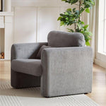 ZUN 33"Corduroy Fabric Single Sofa, Modern Lounge Chairs Single Sofa with Support Pillow , for W834P171870