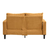 57 " High Resilience Loveseat Sofa, Wooden Frame 2 Seat Sofa, Comfy , Small Space Saving Modern W311P221206