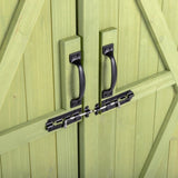 Fir Wood Shed Garden Storage Shed Green 68554949