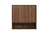 Wall-Mounted Storage Cabinet with Doors and Shelf. W331P532639