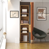 ZUN Freestanding Cabinet with adjustable Shelves and two Doors for Kitchen, Dining Room,living room W331P208820