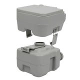 ZUN 20L Portable Removable Flush Toilet with Double Outlet（Same as 44809271） 40061473