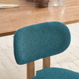 Wooden Dining Chairs Set of 2, Modern Fabric Upholstered Dining Room Chair Kitchen Chairs, Farmhouse W3244P316082