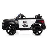 ZUN 12V Kids Police Ride On Car Electric Cars 2.4G Remote Control, LED Flashing Light, Music & Horn. 80051466