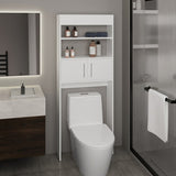 Madrid Over The Toilet Cabinet, Double Door, Two Shelves White B200P286971