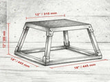 12 Inch Plyometric Jump Box, Steel Plyo Platform with Anti-Slip Surface for Home Gym Training, 44344129