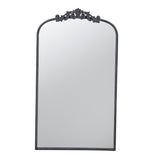 24"x 42" Classic Design Mirror with and Baroque Inspired Frame for Bathroom, Entryway Console Lean W2078123593