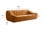 ZUN WKS10O Orangeset sofa, durable fabric, solid wood frame W2085P154634