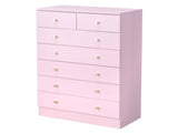 Modern Simple 7-Drawer Dresser Pink 24822027