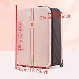 ZUN The New Folding Trolley Box, Travel Business Light Foldable Suitcase, Folding Portable Suitcase, 57091348