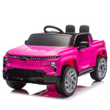 ZUN 24V Kids Ride on Car W/Parents Control,Licensed Chevrolet Silverado,Four-wheel suspension,LED W1578P202310