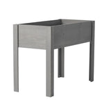 Raised Garden Bed with Legs, Elevated Wooden Planter Box for Outdoor Plants Flowers Fruits Vegetable 47257772