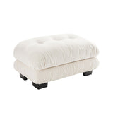 ZUN 27 Ottoman - White W714P253471