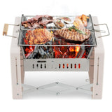 ZUN Outdoor BBQ Grill Beige 04276993