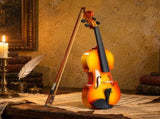 4/4 Full Size Violin for Beginners, Laminated Spruce & Maple Wood, Natural Yellow Varnish Finish, 89585256