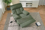 ZUN Oversized Power Lift Recliner Chair for Elderly, Electric Fabric Recliner Chair for Seniors, Home W1028P261277