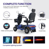 S500-BLUE Heavy Duty Mobility Scooter W429P151651