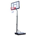 ZUN Portable Removable Basketball System Basketball Hoop Teenager PVC Transparent Backboard with 47967301