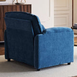 38" Oversized Chenille Lounge Chair - Plush Reading Armchair with Thick Comfort Cushions, High Back W1829P265020