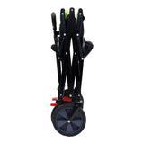 150L Collapsible Wagon Cart Foldable, Utility Garden Wagon with 360lbs Weight Capacity, Heavy Duty W321P269221