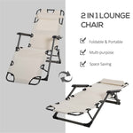 ZUN Folding Lounge Chairs / beach chair （Prohibited by WalMart） 10949007