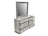 Lavita Modern & Contemporary Style Mirror Made with Wood and Gold Accents in Black & Gold. B009P245896