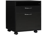 Mobile Printer Storage Cabinet with Drawer & Cabinet, Rolling Organizer on Wheels 15.7"W x 13.8"D x 15819350