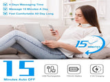 Portable Heated Neck Massager with Remote Control, TENS EMS Technology 8 Massage Heads, 15 Mins Auto 77039860