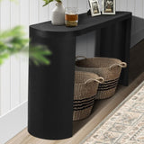 60'' Thick Top Entryway Table, Curved Legs, Support The Installation Of Inward-facing Or W1445P225047