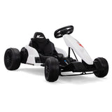 Electric GoKart Pro, Kids Racing Car, Outdoor Ride On Toy with MP3 for Kids Aged 4-16, Black and W2181P152214