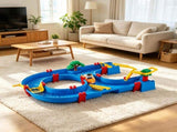 Kids Activity Play Waterway, Outdoor Summer Water Park Playset with 39PCS Accessories for Backyard 33141950
